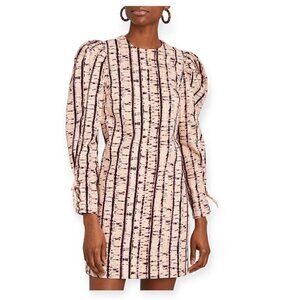 ULLA JOHNSON MANON DRESS Blush Tie Dye, Size 0, Pink, New with tags